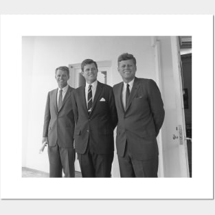 The Kennedy Brothers -- John, Robert, And Ted Posters and Art
